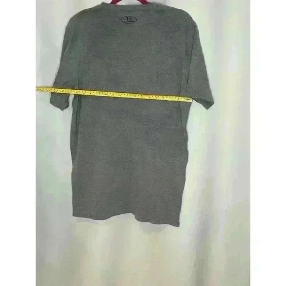 Under Armour Men's Gray Loose Fit HeatGear T-Shirt Size L - Picture 4 of 10